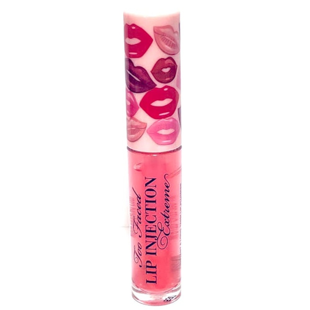 🍄5/$25 Too Faced Lip Injection Extreme Lip Plumper BUBBLEGUM YUM Deluxe .10oz